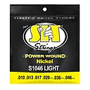 Encordoamento Guitarra Power Wound S1046 SIT 010 046 Nickel Light