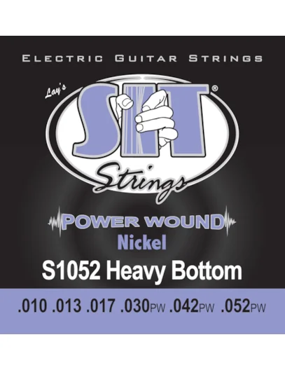 Encordoamento Guitarra Power Wound S1052 Sit String 010 Heavy Botton 010 -052