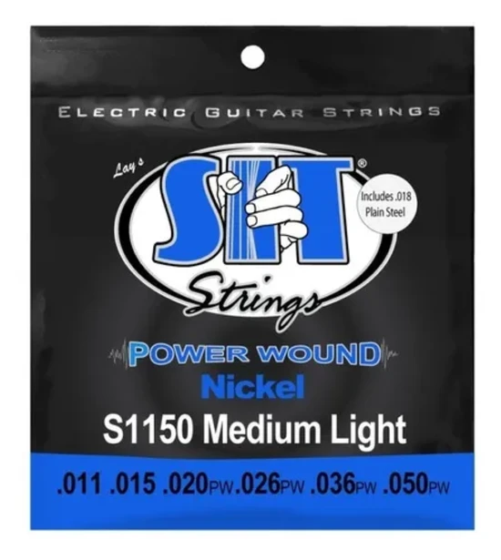 Encordoamento Guitarra Power Wound S1150 011 Sit String Medium Light