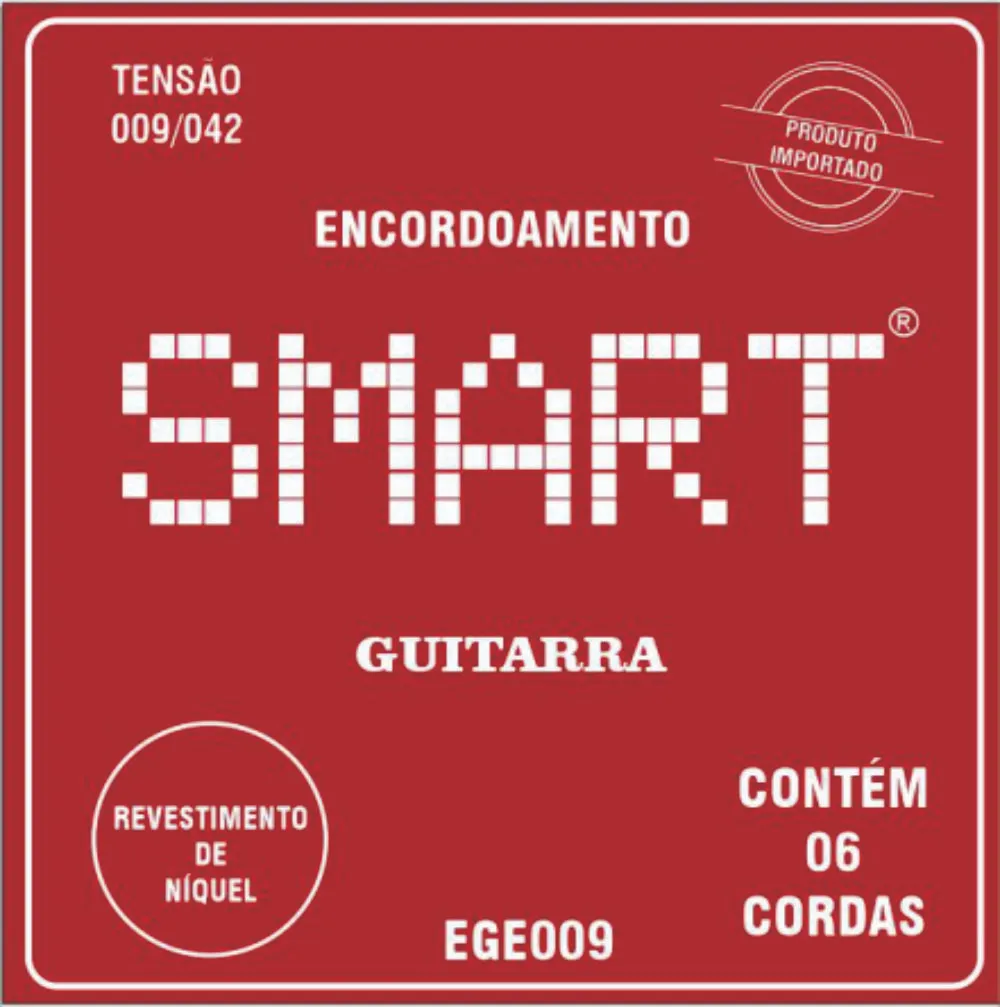[25763] Encordoamento Guitarra Smart EGE009 09