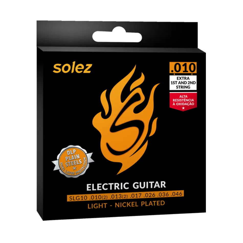Encordoamento Guitarra Solez 010 SLG10 150