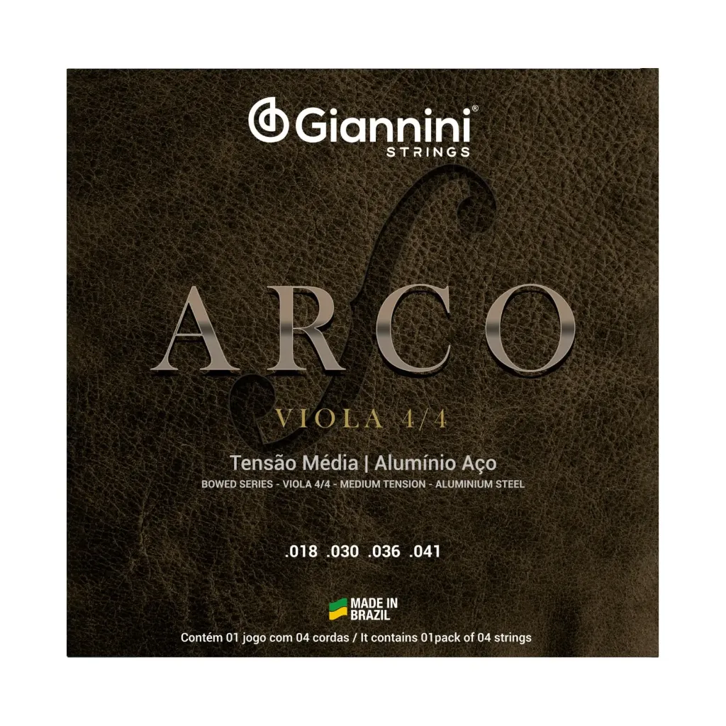Encordoamento Viola de Arco Giannini GEAVOA Aluminio