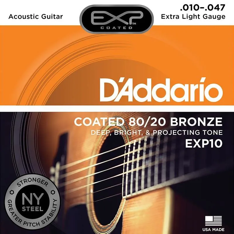 [16224] Encordoamento Violao Aço Daddario EXP10 010