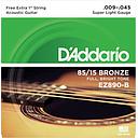 Encordoamento Violao Aço Daddario EZ 890 09