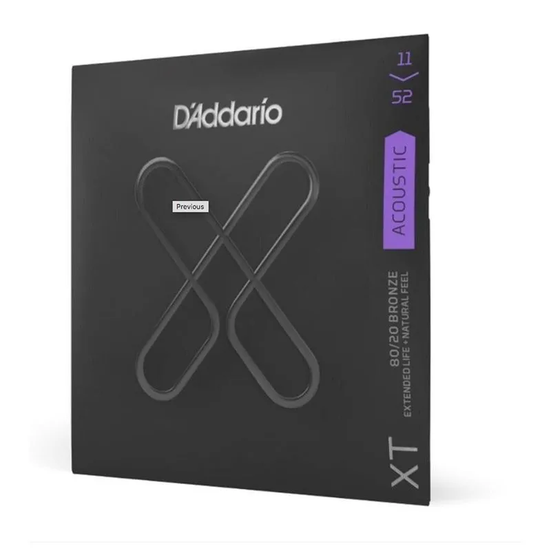 Encordoamento Violao Aço Daddario XTABR1152 011 Bronze