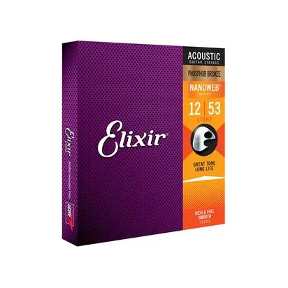 [23884] Encordoamento Violao Aço Elixir Light 012