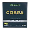 Encordoamento Violao Aço Giannini Cobra Nanotec GEEFLK 011 Bronze