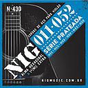 [8751] Encordoamento Violao Aço Nig N-430 011 1º Mi Extra
