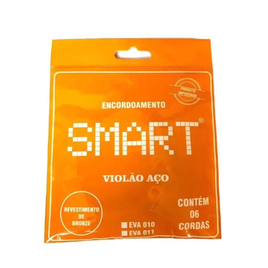[25765] Encordoamento Violao Aço Smart EVA010 010