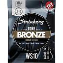 [9667] Encordoamento Violao Aço Strinberg WS10 010 1º Mi extra