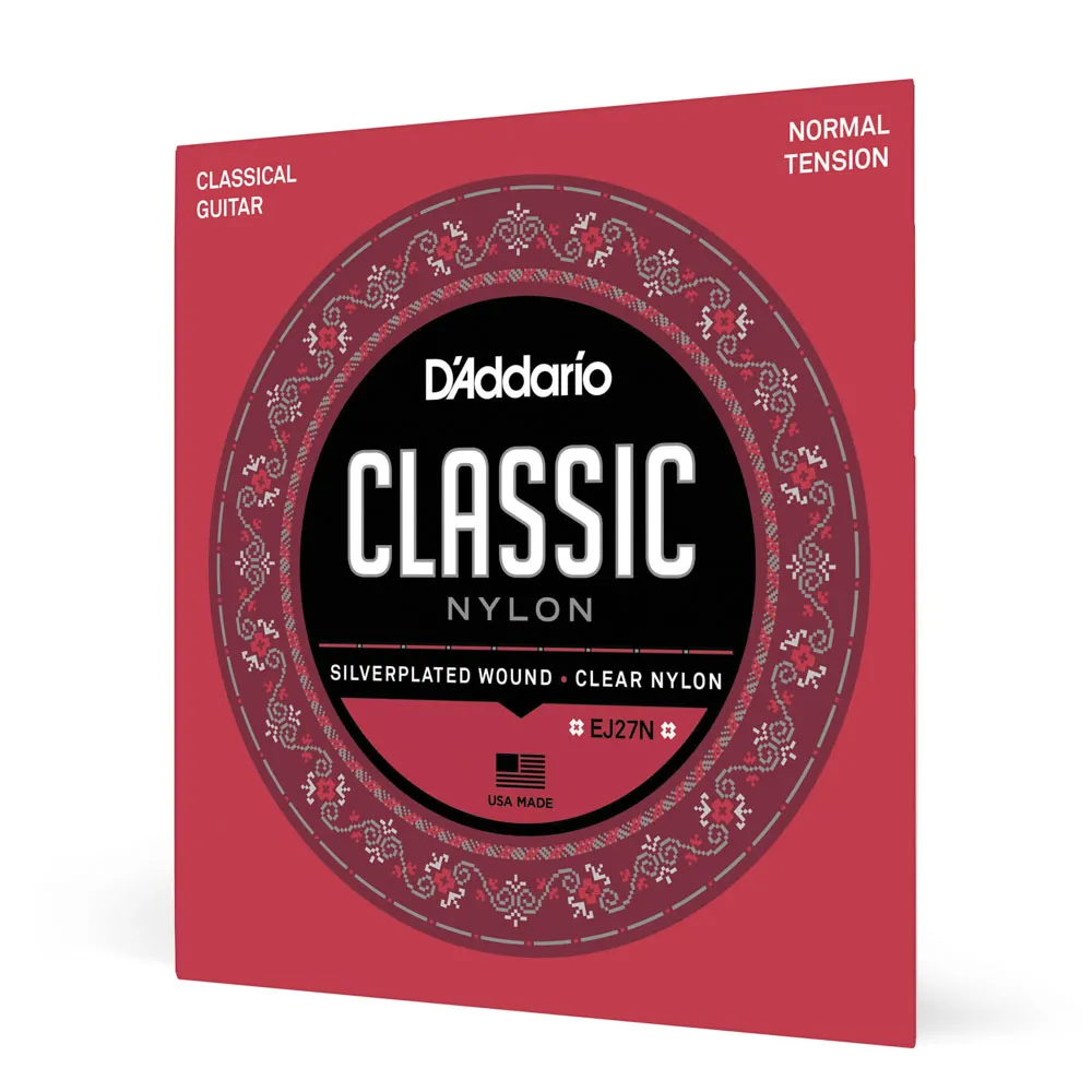 [16645] Encordoamento Violao Nylon Daddario EJ27N Media Tensao