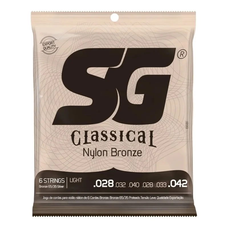 Encordoamento Violao Nylon SG Cristal Bronze