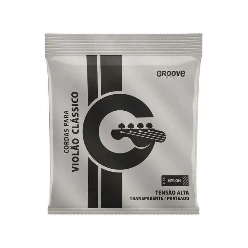 [25366] Encordoamento Violao Nylon Groove GS5 Tensao Alta