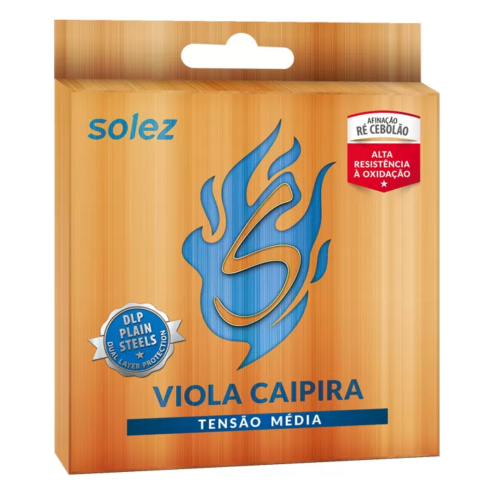 Encordoamento Viola Solez Niquel DLP SLVC TM Tensão Media  1562