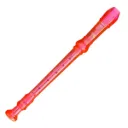 Flauta Doce Spring SPK-021 Barroca Kids Rosa