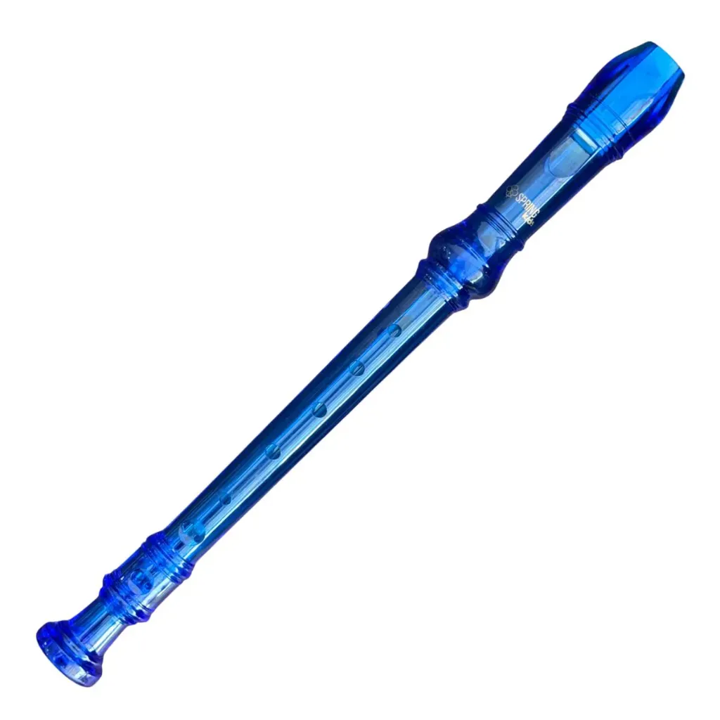 [26176] Flauta Doce Spring SPK-031 Barroca Kids Azul