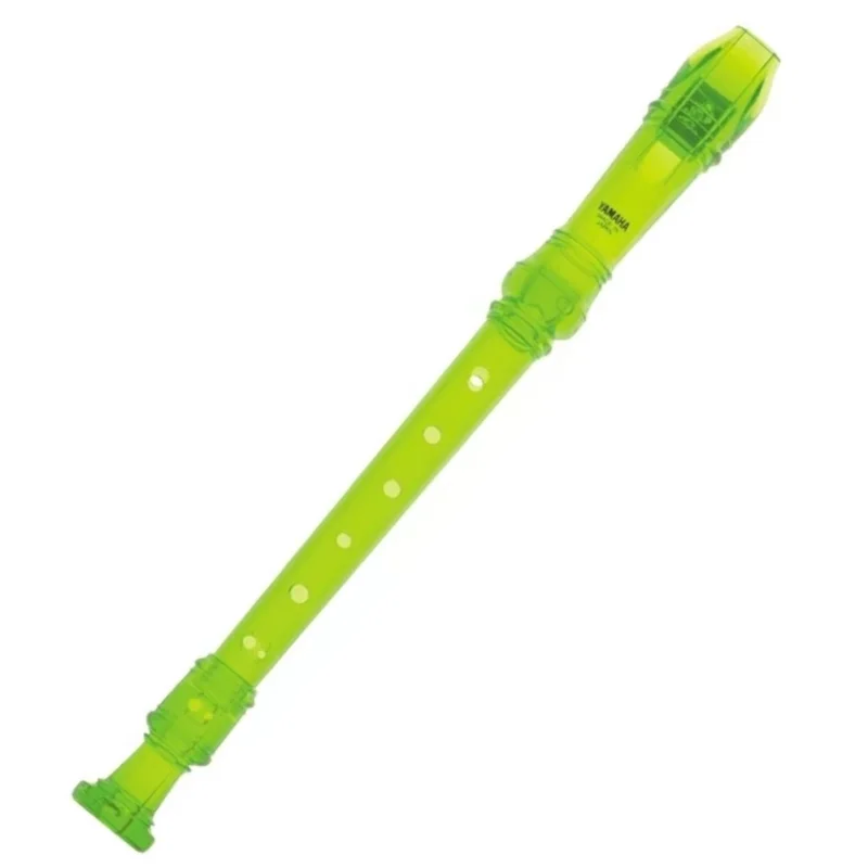 [18726] Flauta Doce Yamaha Yrs 20g Soprano Germanica Verde