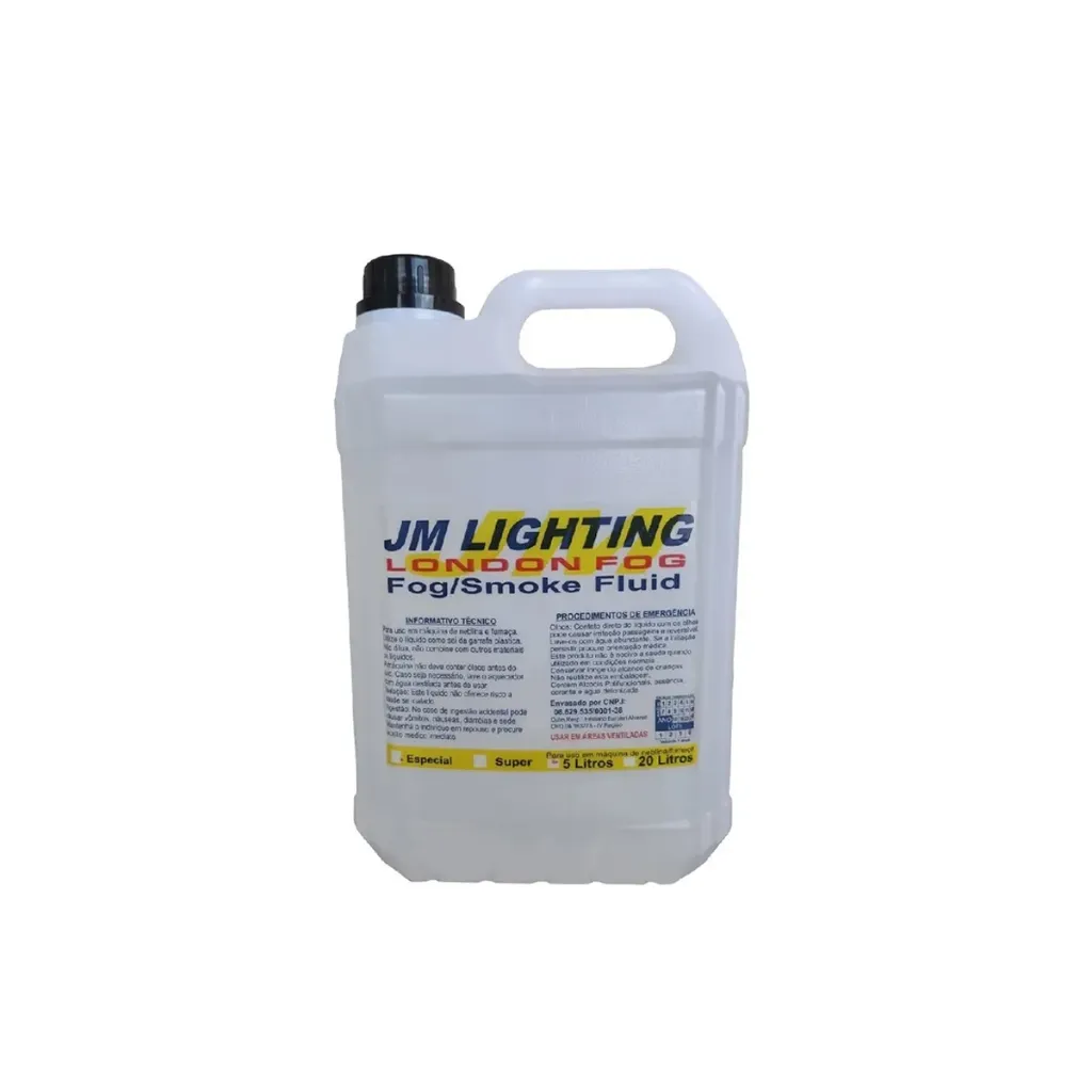Fluido Maquina Fumaca Especial JM Lighting 5L