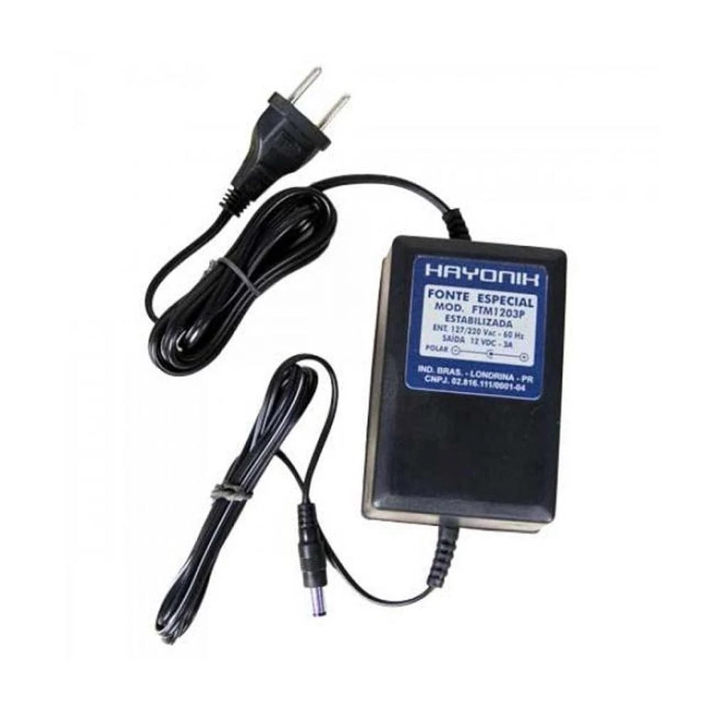 [8031] Fonte Hayonik 12V 1A Ftm1201 de Mesa