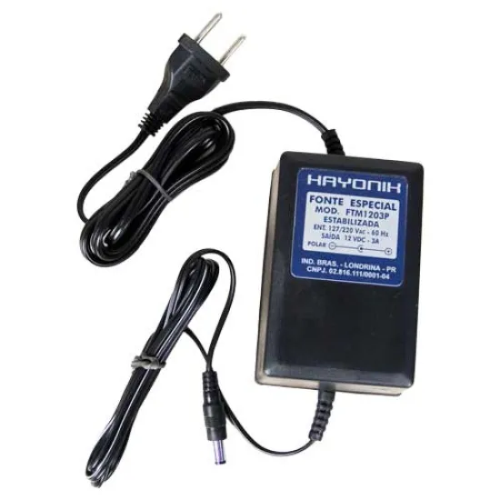 [6846] Fonte Hayonik 12V 3A Ftm1203P De Mesa