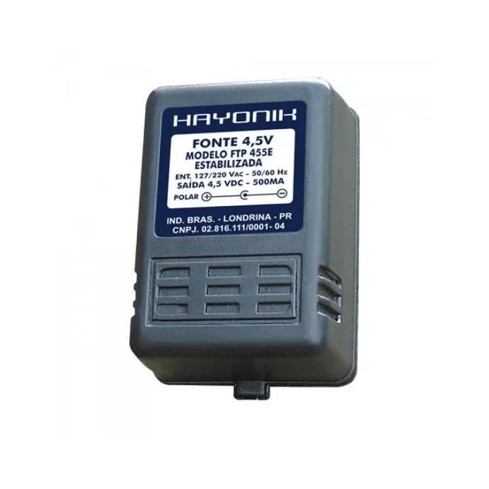 [6046] Fonte Hayonik 4,5V 500ma Estabilizada Ftp455e