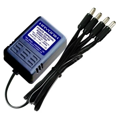 [25011] Fonte Hayonik 9V 1A Fp 950i 4 Saidas P4 Pedais 64735