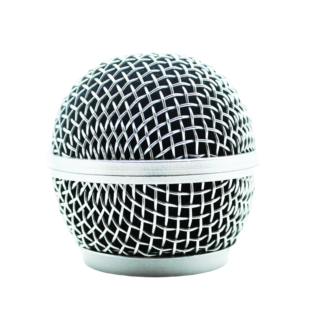 [24623] Globo Protetor Microfone BG58 Cromado