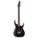 Guitarra Cort X100 OPBK Super Strato Open Pore Black