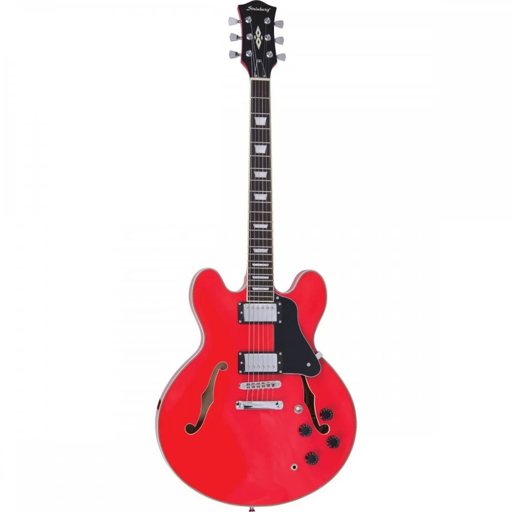 [26015] Guitarra Strinberg SHS300 RD Semi Acustica Vermelha