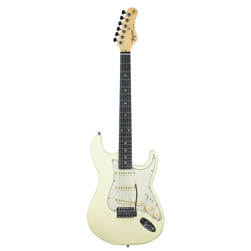 [26278] Guitarra Tagima AWH TG-500 OWH Stratocaster Antique White