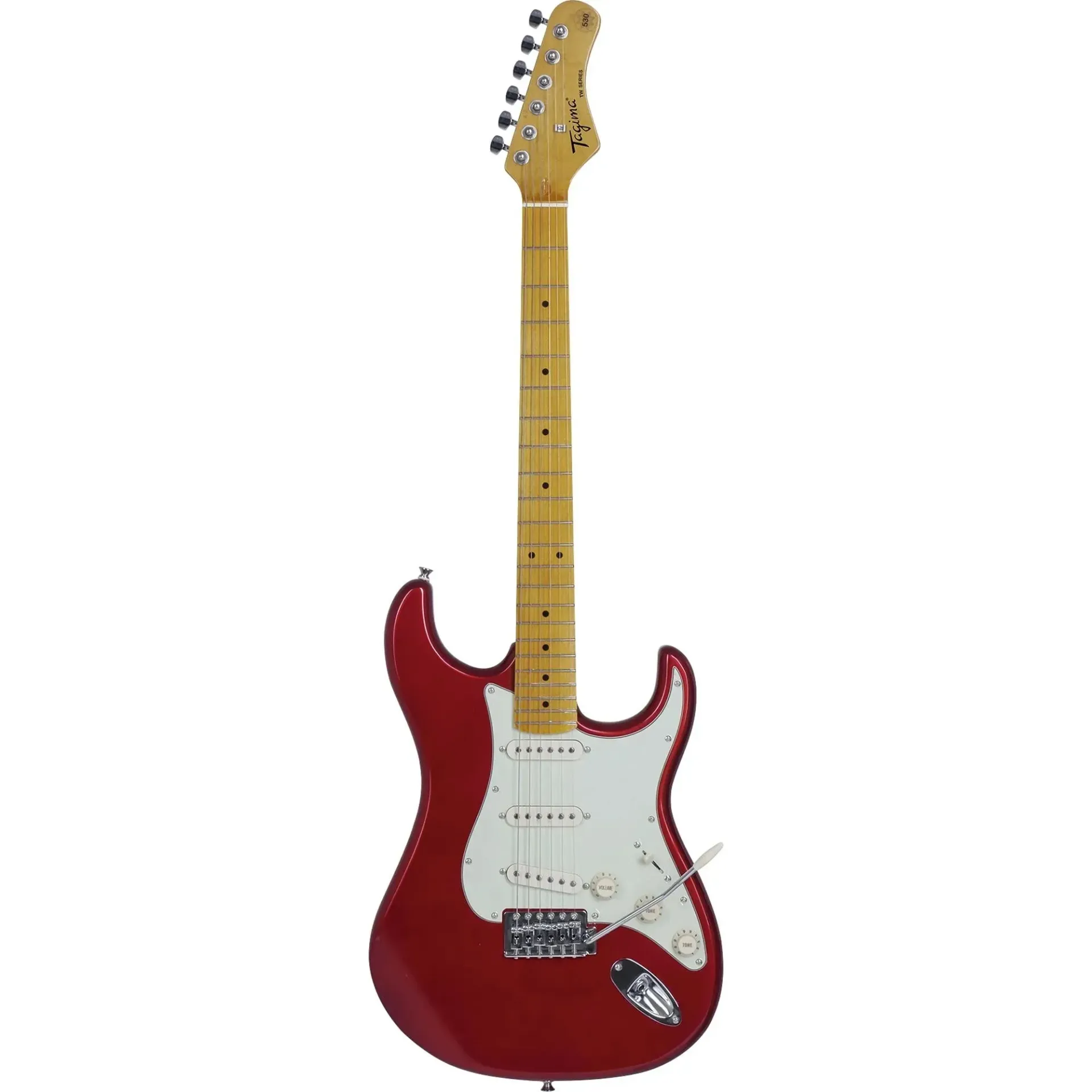 [25480] Guitarra Tagima TG530 MR 3s Stratotocaster Vermelho Metalico 