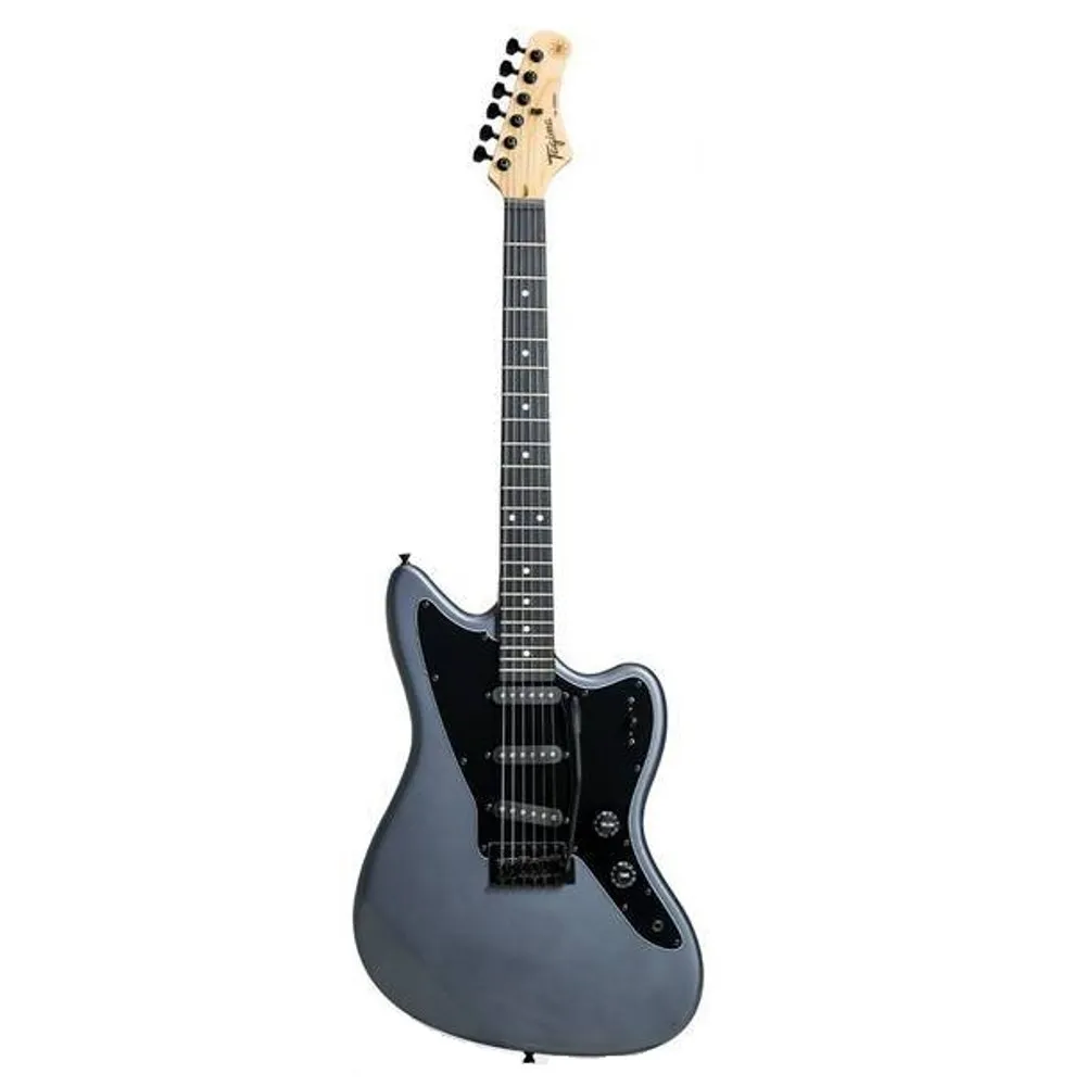 [26273] Guitarra Tagima TW60 MDSVS DF BK Jazzmaster Metallic Deep Silver