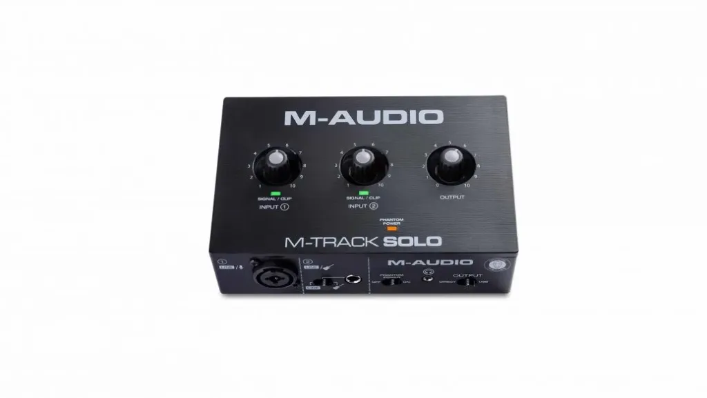 [24844] Interface de Audio M-Audio M-Track Solo USB de 2 Canais