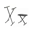 Kit Saty Para Teclado Suporte e Banqueta SX-01