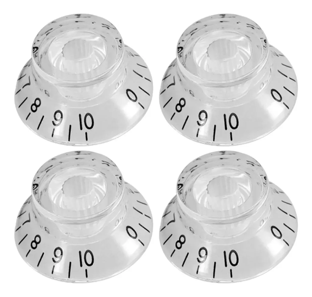 [20767] Knob Guitarra Les Paul Eletrika Ek8 Transparente Kit 744