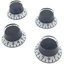 [20767] Knob Guitarra Les Paul Eletrika Ek8 Transparente Kit 744