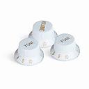 [20766] Knob Guitarra Strato Eletrika Ek1 Branca Kit 735