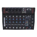 Mesa de Som Amplificada SoundVoice MA-700 7 Canais USB Bluetooth Phantom Power Efeitos 