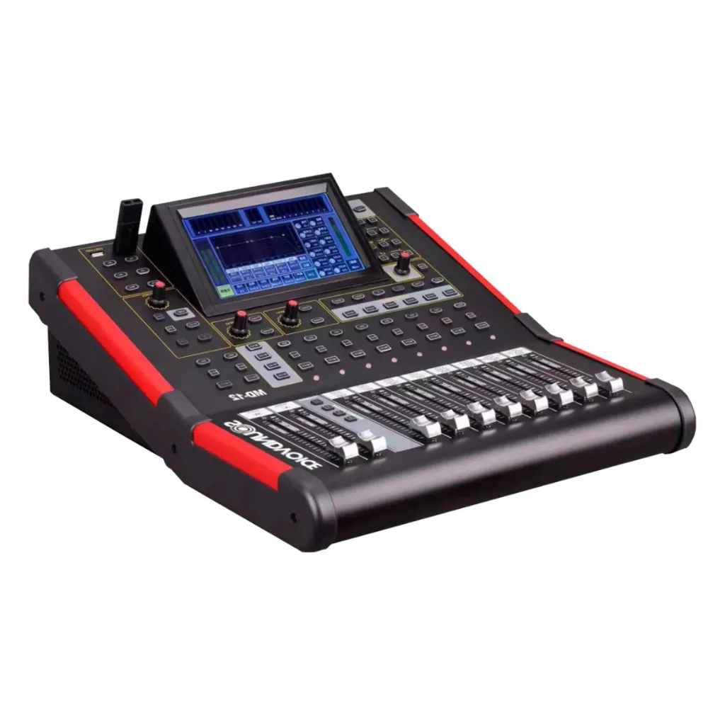 [25676] Mesa de Som Digital SoundVoice Aurea MD-12 12 Canais USB Bluetooth Phantom Power Efeitos 
