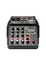 Mesa de Som SoundVoice MC4BT 4 Canais Com Interface USB Bluetooth Phantom Power Efeitos
