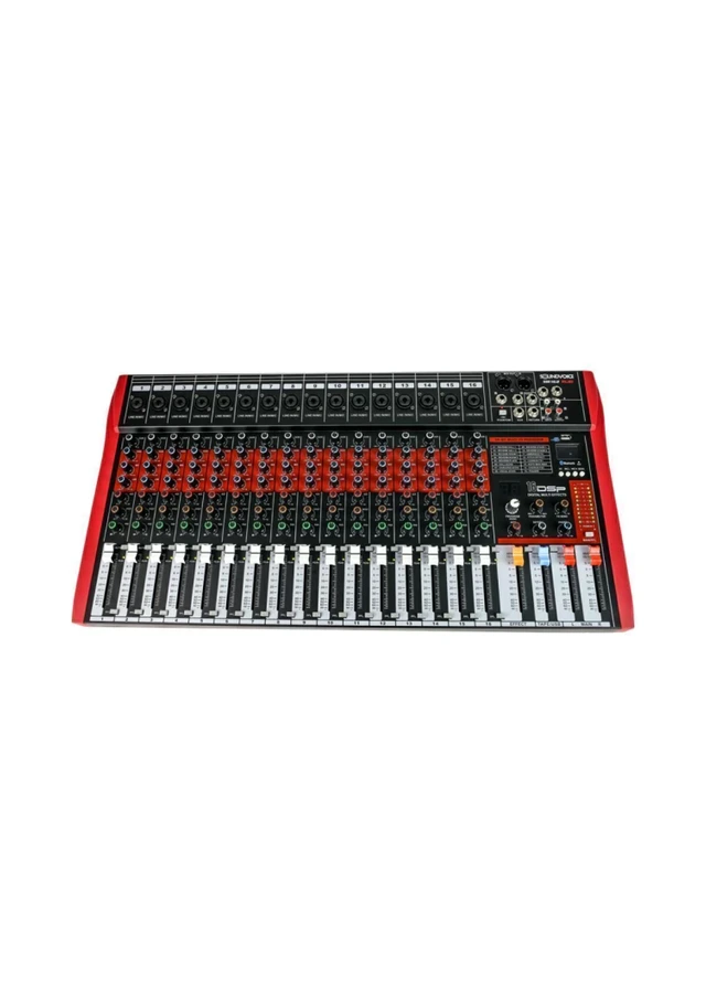 [26345] Mesa de Som SoundVoice MR-162 Rubi 16 Canais 1 Aux USB Bluetooth Phantom Power Efeitos 