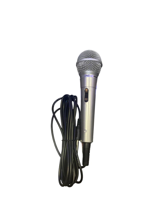 [25797] Microfone Com Fio MXT M-1800s Dinamico Prata