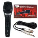 Microfone Com Fio MXT M-235 Dinamico Metal Preto 54.1.114