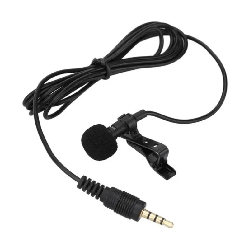 [24572] Microfone Com Fio New Live SPL60 Lapela Celular Conector P3
