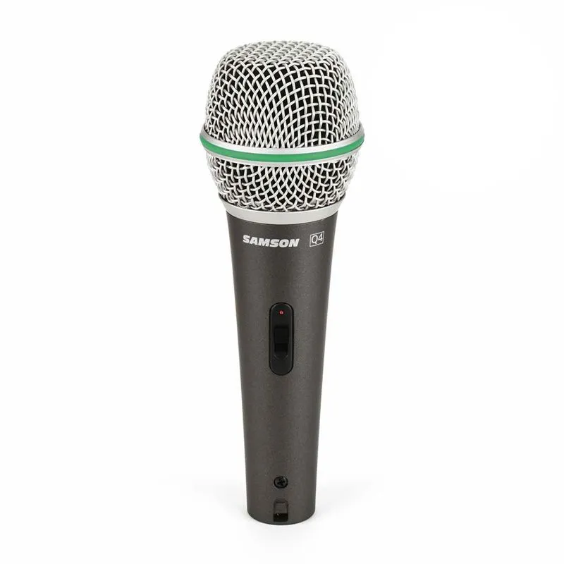 [25977] Microfone Com Fio Samson Q4 Dynamic Vocal