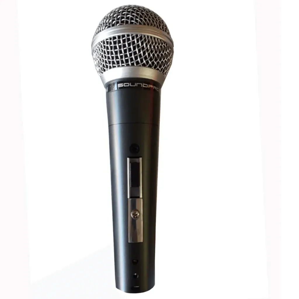 Microfone Com Fio SoundPro SP58B Com Cabo