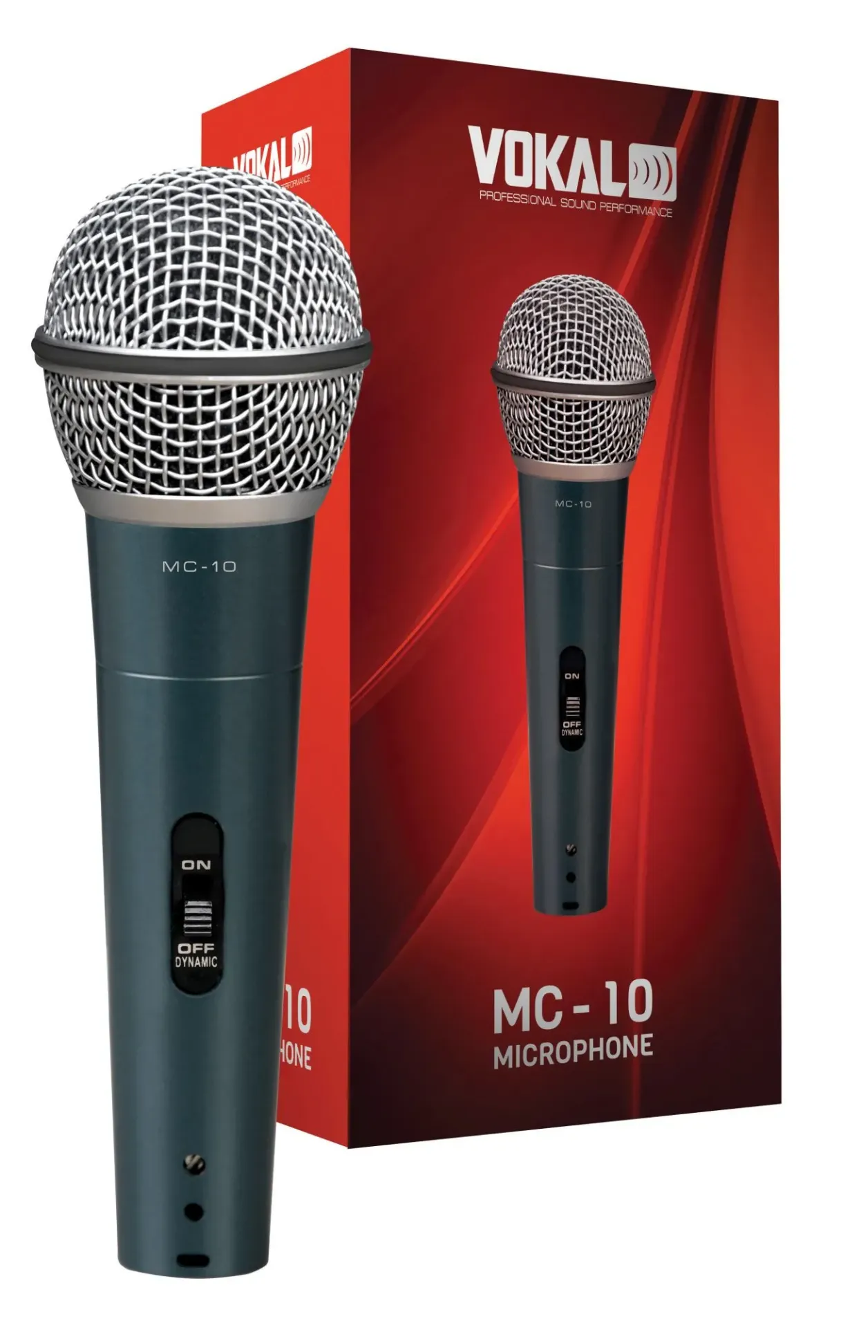 [23886] Microfone Com Fio Vokal MC10