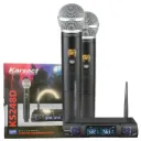 Microfone Sem Fio Karsect KS248DM Duplo Mao