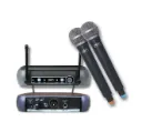 Microfone Sem Fio MXT UHF-202 UHF Duplo Mao