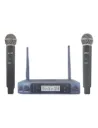 Microfone Sem Fio MXT UHF-527M UHF Duplo Mao
